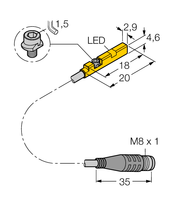  BIM-UNR-AP6X-0.3-PSG3S Turck 4685831