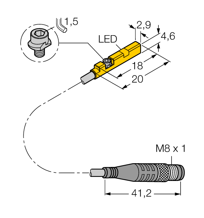  BIM-UNR-AP6X-0.3-PSG3M Turck 4685832