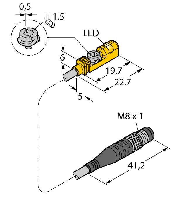  BIM-UNTK-AP7X-0,3-PSG3M Turck 4686011