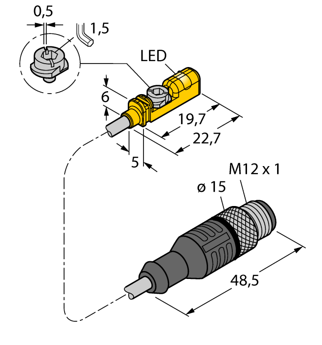  BIM-UNTK-AP7X-0,3-RS4 Turck 4686021