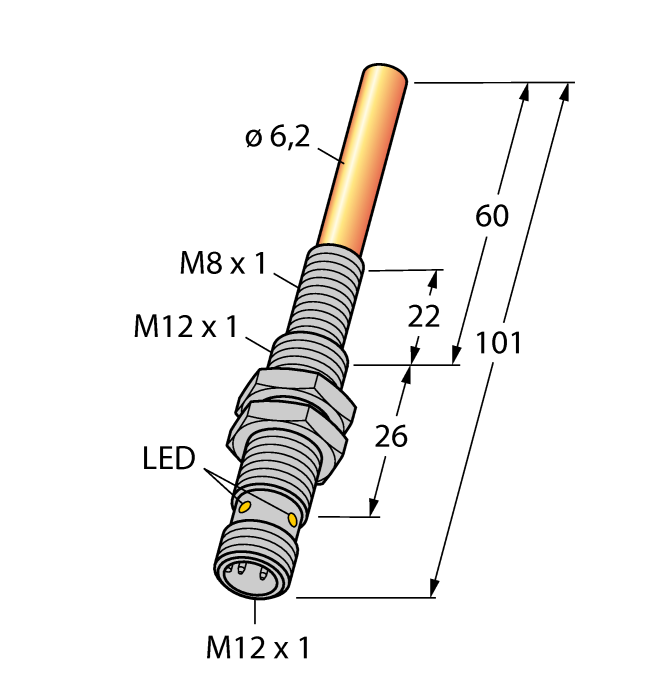  NIMFE-EM12/6,2L101-UP6X-H1141/S1182 Turck 1600612