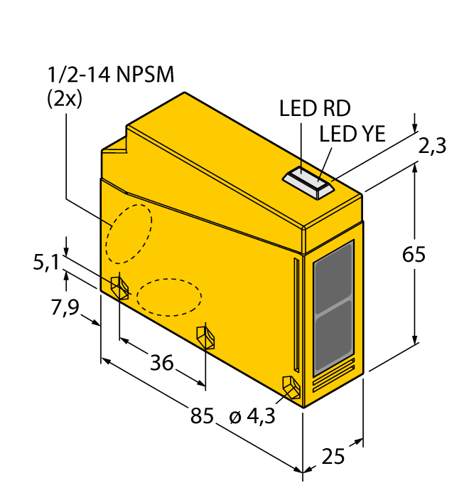  Q85BB62LP-B Turck 3034257