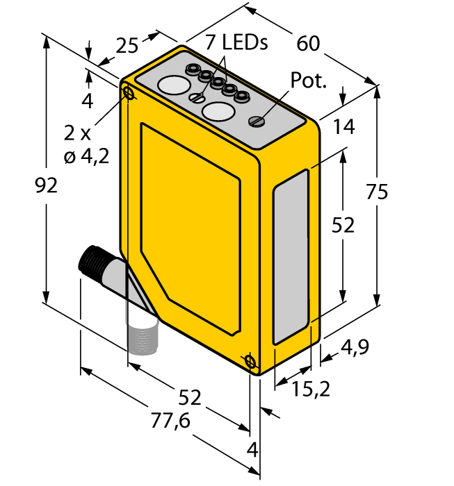  Q60BB6AFV1000Q Turck 3070093