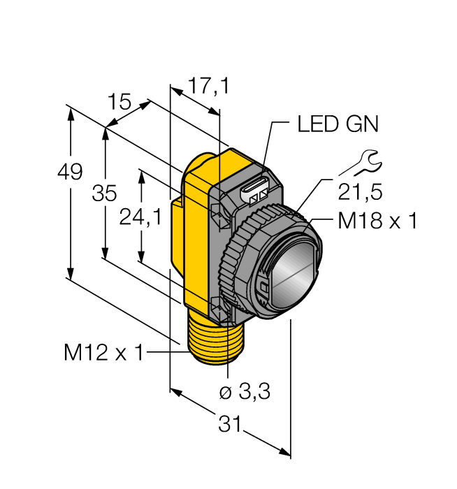  QS186LEQ8 Turck 3070253