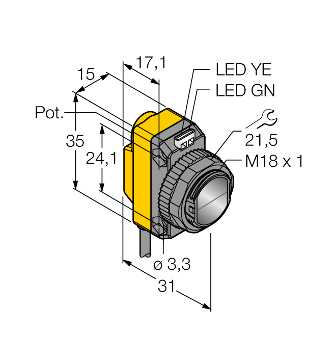  QS18VP6LD Turck 3073040