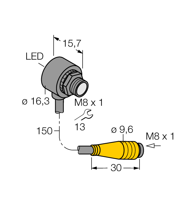  T8RP6D100Q Turck 3068691