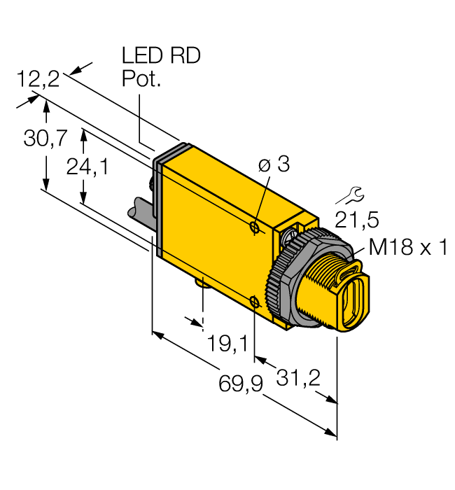  MIAD9F Turck 3037715