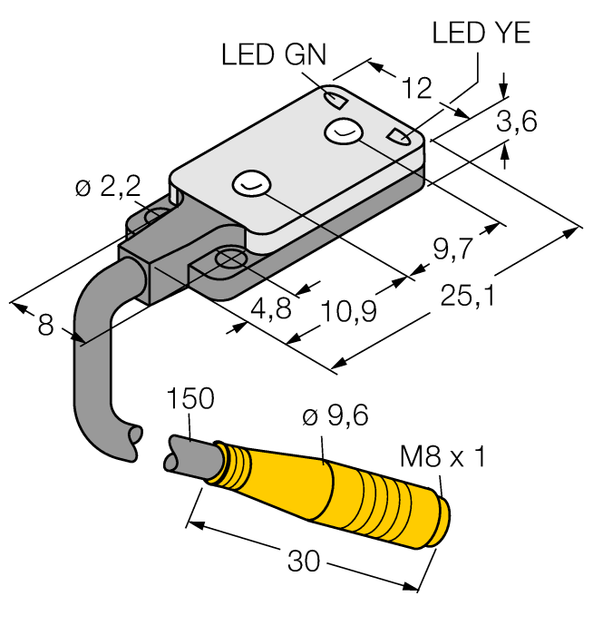  VS2RP5CV15Q Turck 3063077