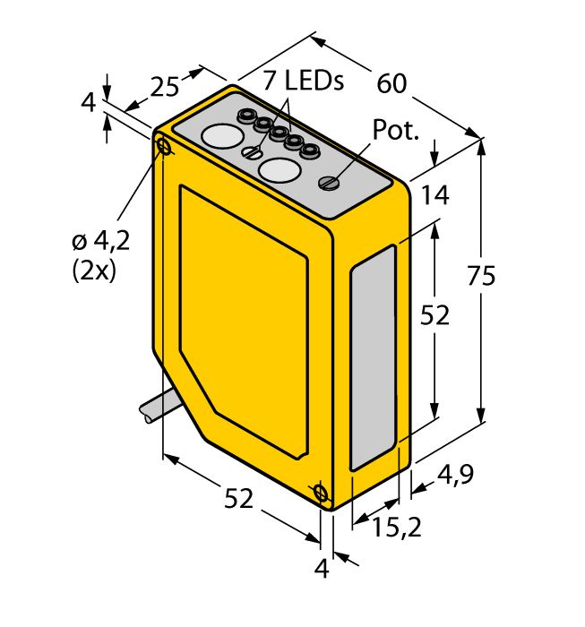  Q60BB6LAF1400 Turck 3071633