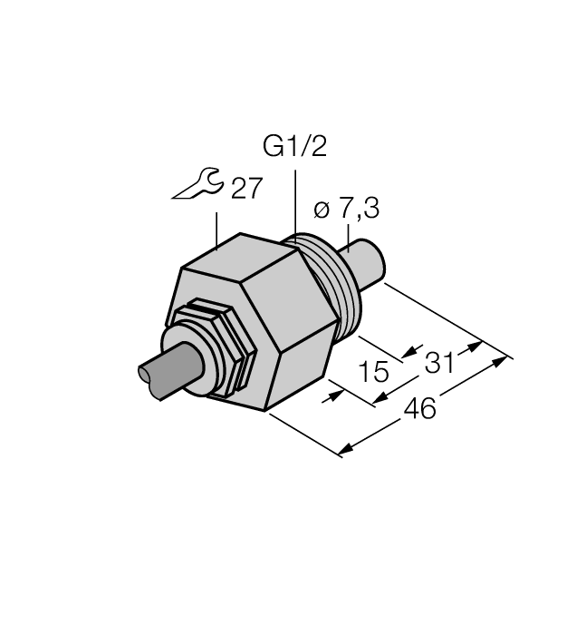  FCS-G1/2A4-NAEX0 5M Turck 6870483