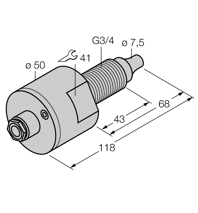  FCS-GL3/4A4-NAEX0/D024 Turck 6870481