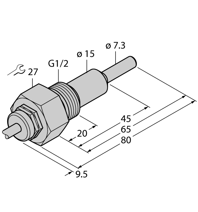  FCS-G1/2HC4-NAEX/L065/D100 Turck 6870358