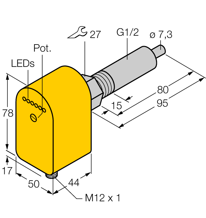  FCS-G1/2A4P-AP8X-H1141/L080 Turck 6870364