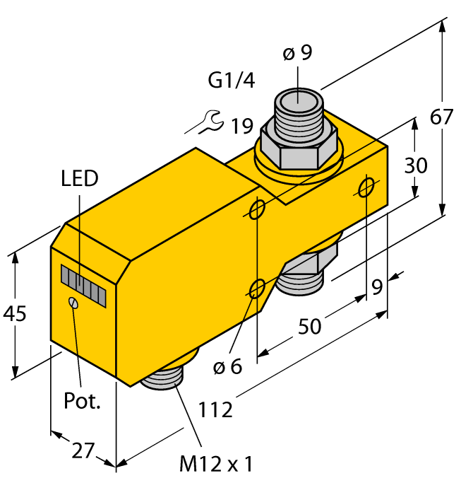  FCI-D10A4P-LIX-H1141/A Turck 6870639