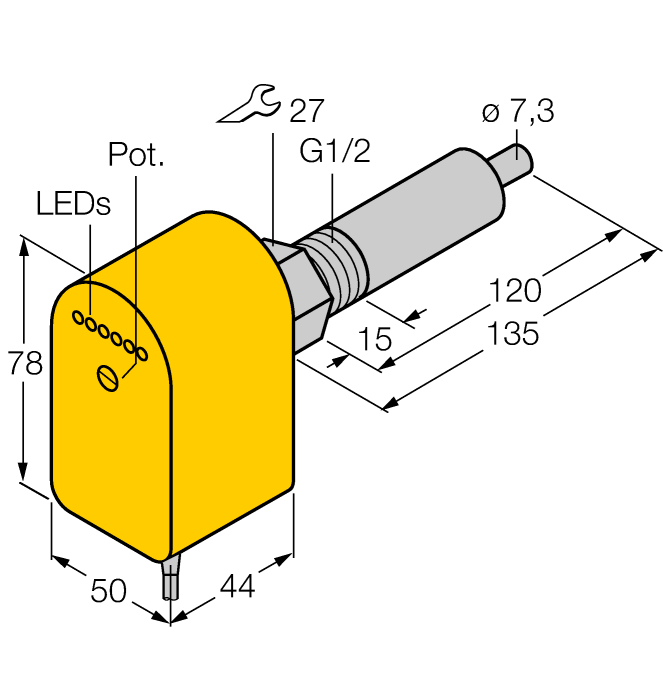  FCS-G1/2A4P-AP8X/L120 Turck 6870026