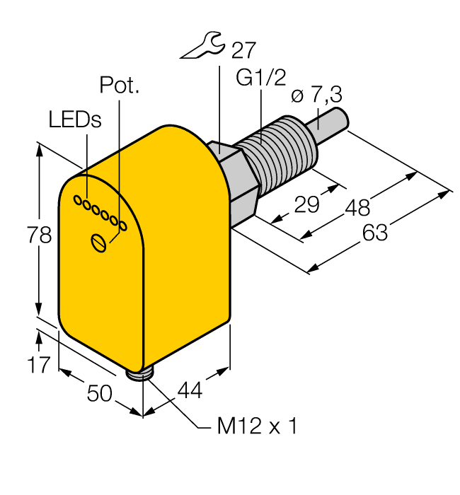  FCS-GL1/2A4P-AP8X-H1141 Turck 6870242