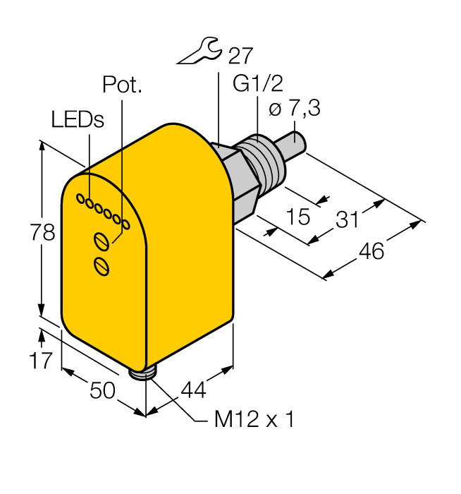  FCS-G1/2A4P-2AP8X-H1140 Turck 6870030