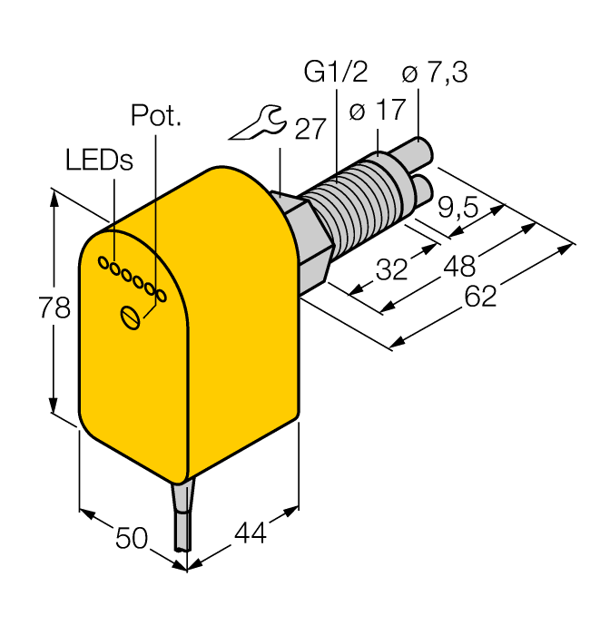  FCS-GL1/2A2P-VRX/24VDC/A Turck 6870363