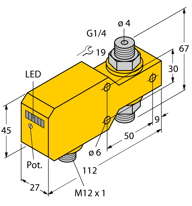  FCI-D04A4P-ARX-H1140 Turck 6870645