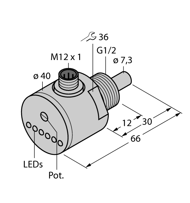  FCS-G1/2A4-AN8X-H1141 Turck 6870034