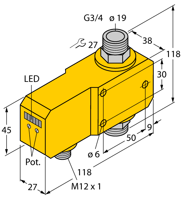  FCI-D20A4P-LIX-H1141 Turck 6870673