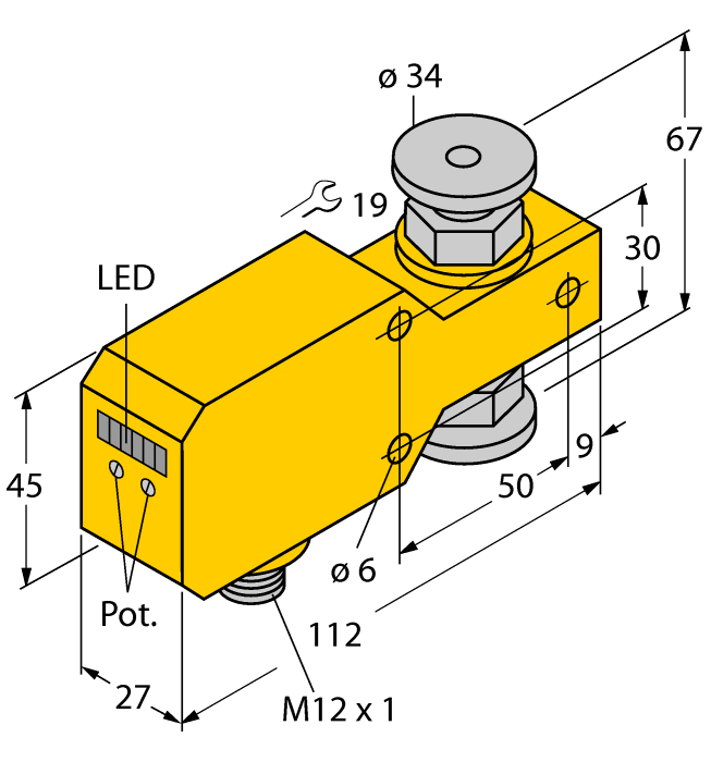  FCI-34D10A4P-LIX-H1141 Turck 6870624