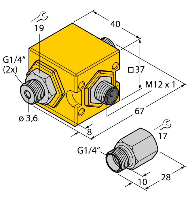  FCIC-G1/4A4P-PL-H1141/2.0 Turck 6870786