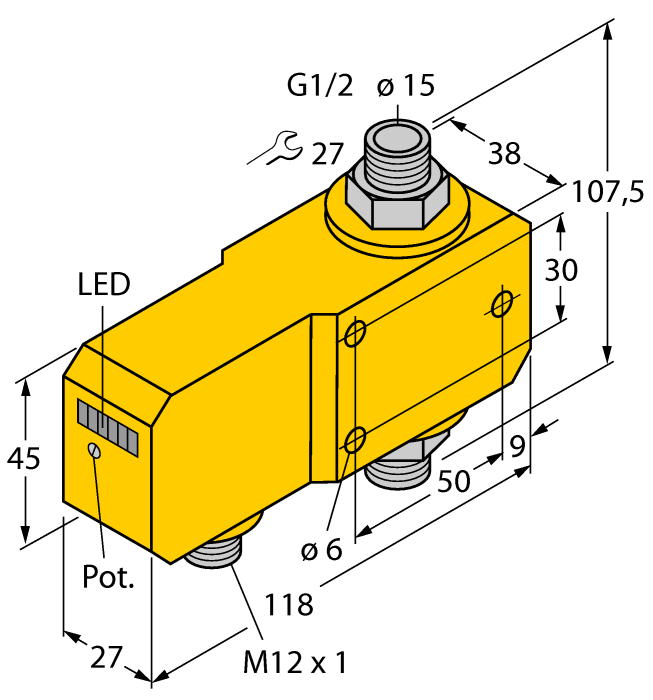  FCI-D15A4P-AP8X-H1141 Turck 6870669