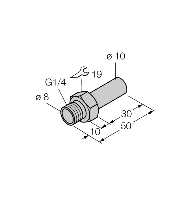  FTCI-G1/4A4-D10/L050 Turck 6870151