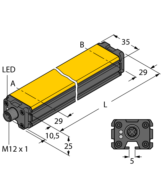  LI400P0-Q25LM0-ESG25X3-H1181 Turck 1590012