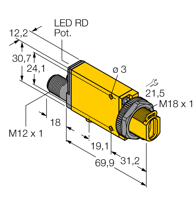  MIAD9FQ Turck 3034626