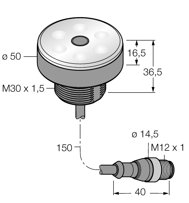  WL50PBQP Turck 3013487