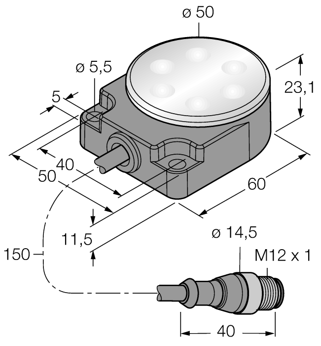  WL50FQP Turck 3010989