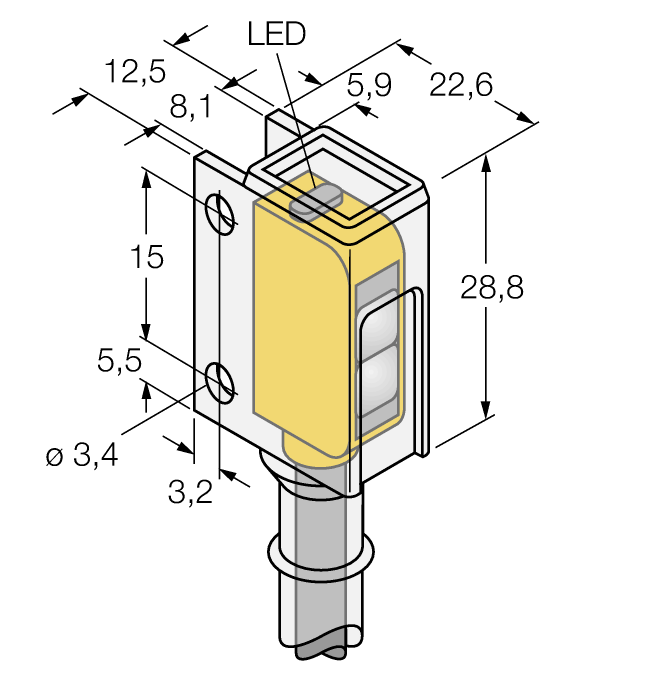  Q12AB6FF30CR Turck 3076482