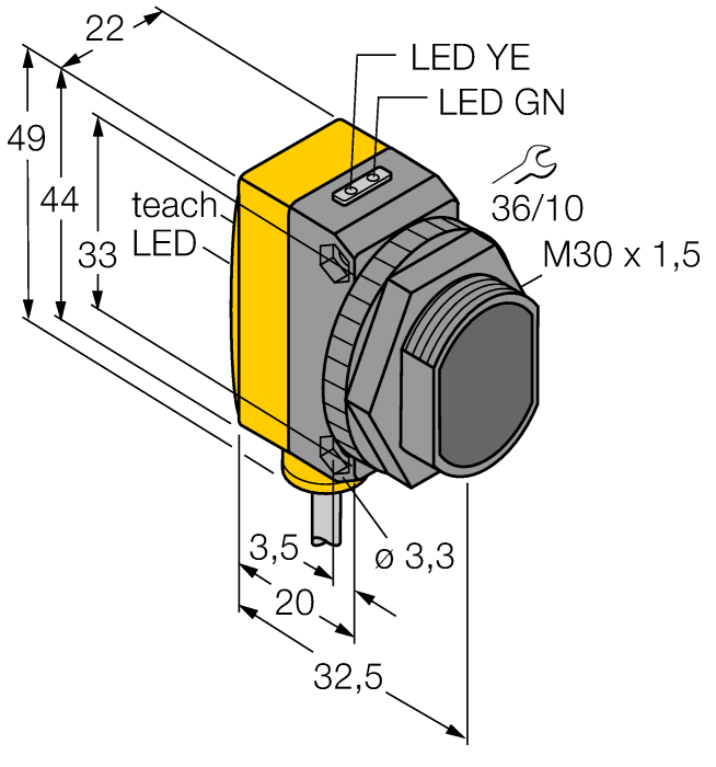  QS30EDVQPMA8 Turck 3076093