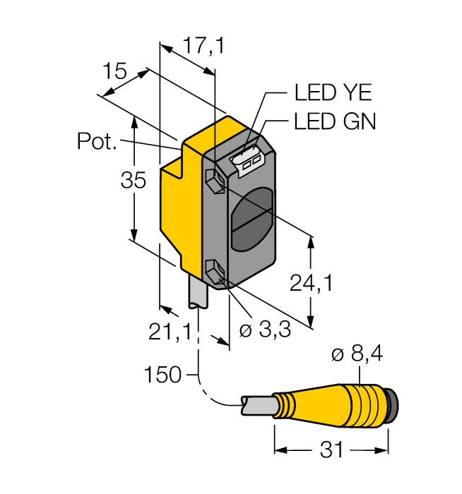  QS18VP6DBQ Turck 3061667