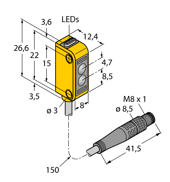  Q12AB6LPQ Turck 3072129