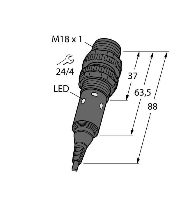  S18-2NAEL-2M Turck 3042190