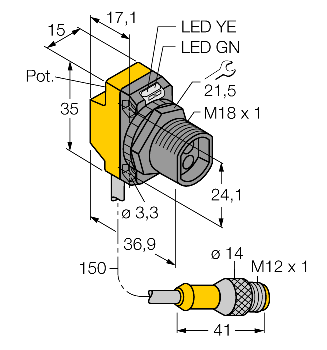  QS18VP6FQ5 Turck 3071963