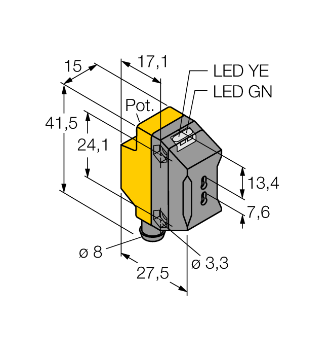  QS18VP6FPQ7 Turck 3066446