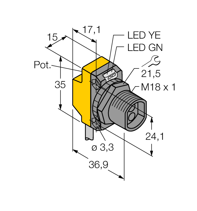  QS18VP6F Turck 3002796