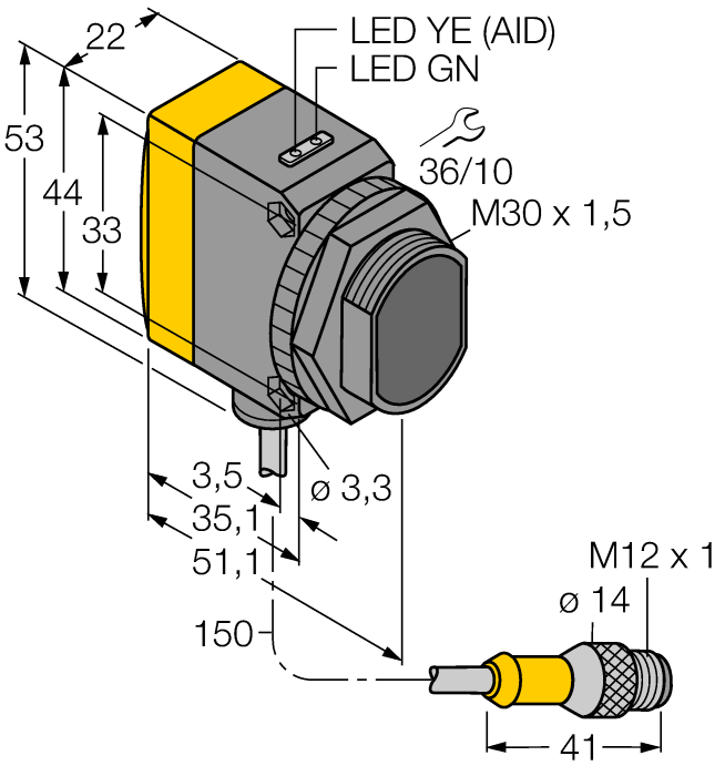  QS30RRXSH2OQ5 Turck 3083306