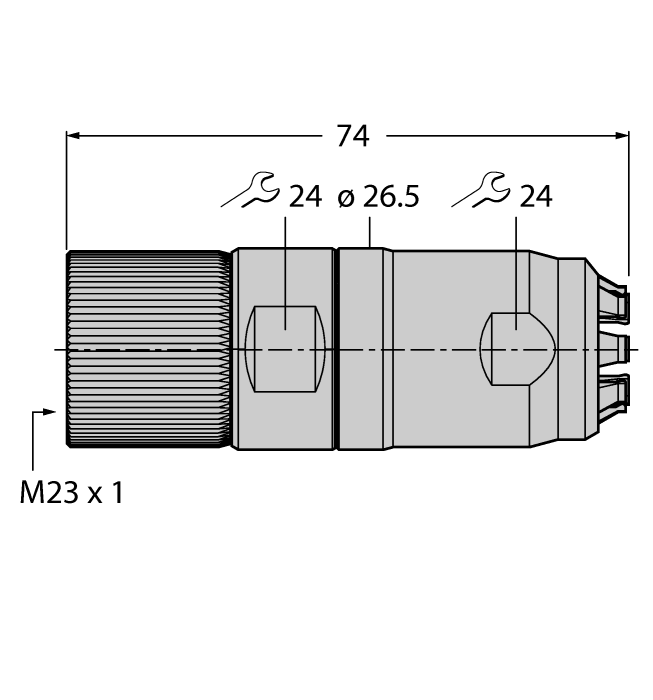  FW-M23ST17Q-G-CP-ME-SH-14.5 Turck 6604067