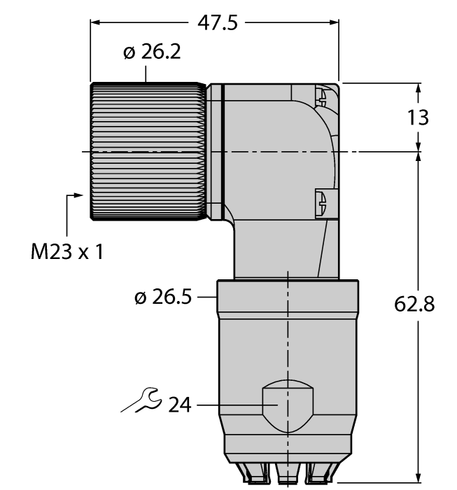  FW-M23ST17Q-W-CP-ME-SH-14.5 Turck 6604068