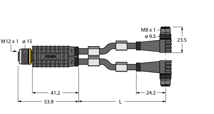  VBRK4.4-2PSW3M-2/2/TXL Turck 6630405