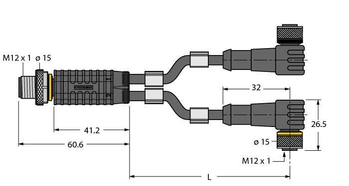  VBRS4.4-2WKC4T-1.5/1.5/TXL Turck 6628185