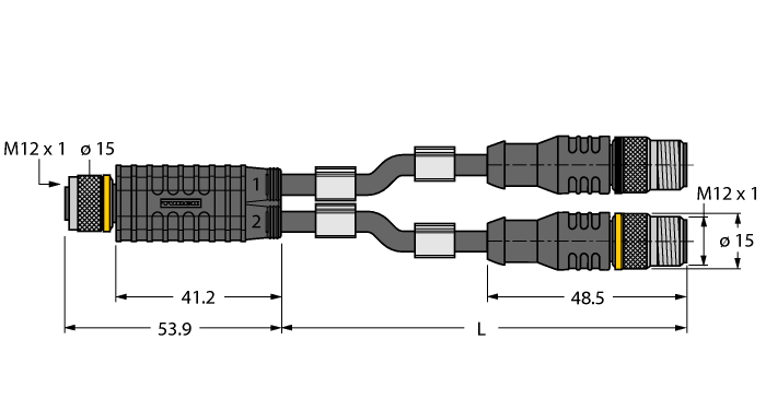  VBRK4.4-2RSC4T-0.6/0.6/TEL Turck 6629967