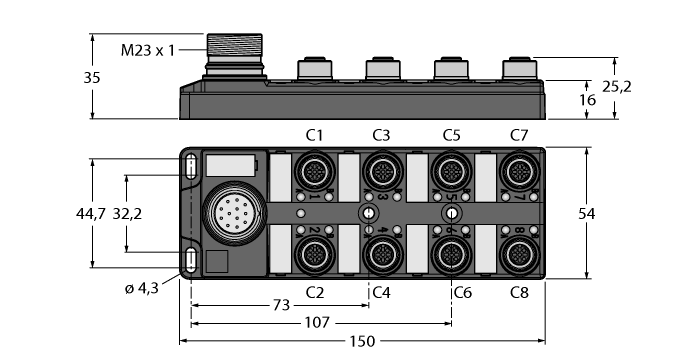  TB-8M12-5-CS19T Turck 6611941