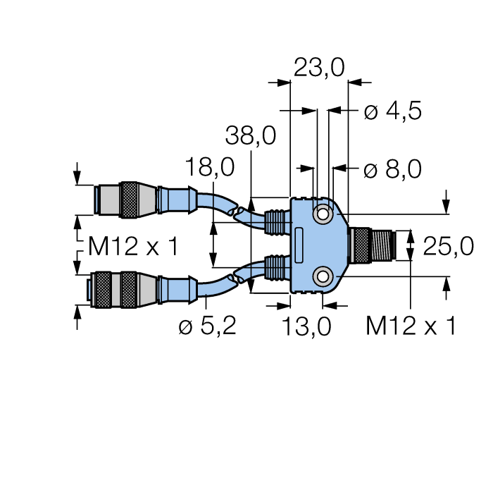  VB2-FSW/RSSW-RKSW455-0,5M-0,5M Turck 6996038