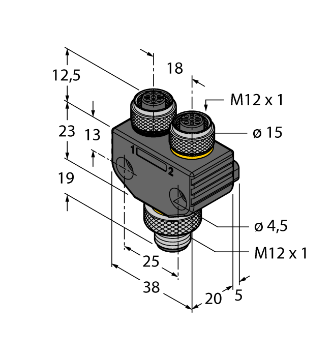  VB2-FSM5-2FKM4.4/S2087 Turck 6930563